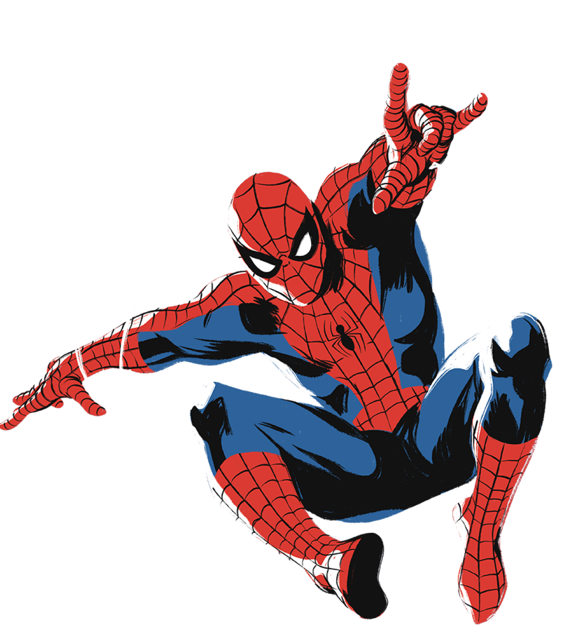 Spider-man jumping - Beyond Amazing Exibition